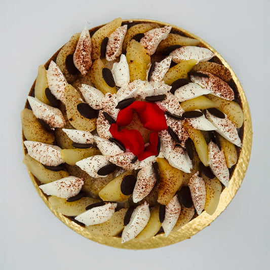 Tarte poire chocolat